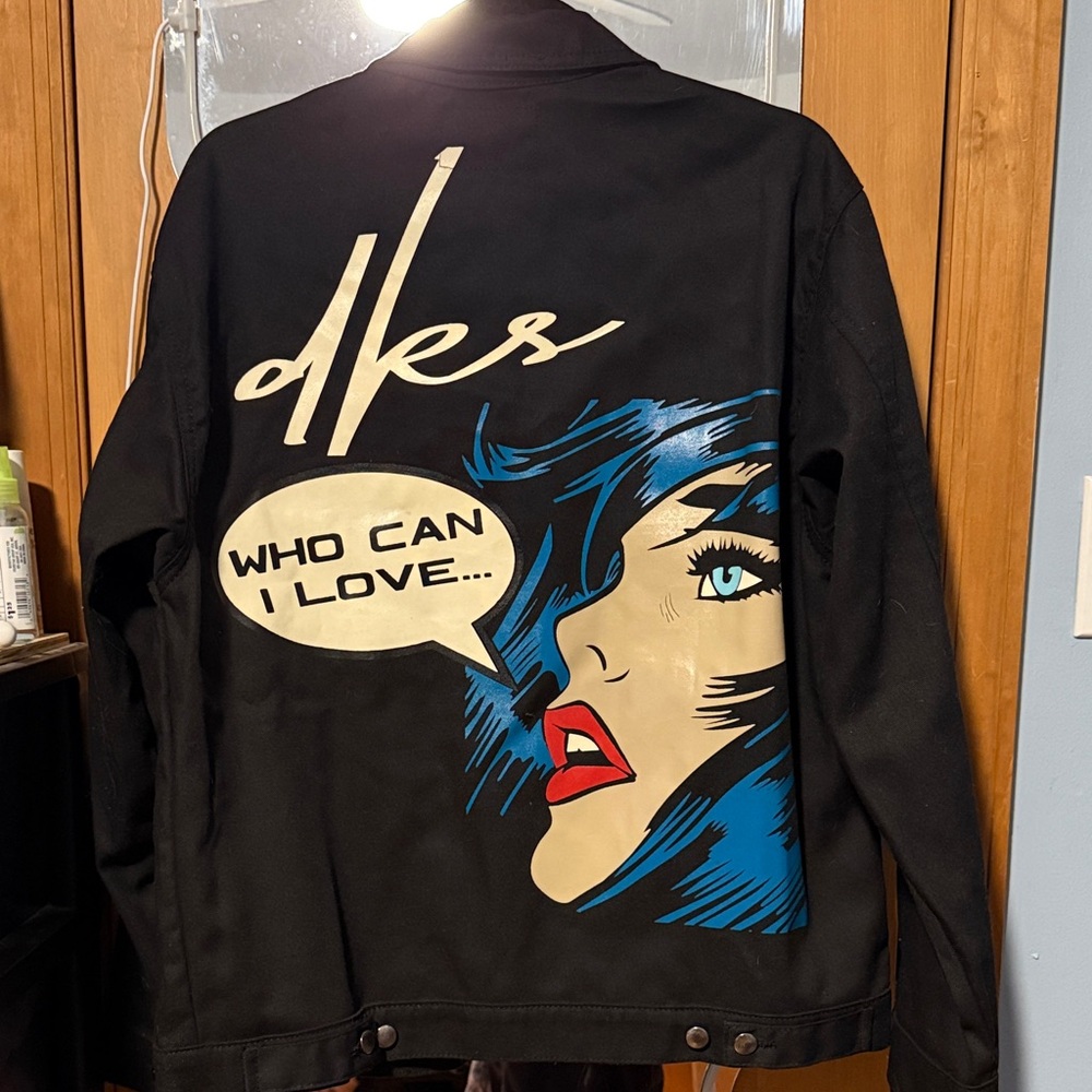 Black Graphic Women's Jacket